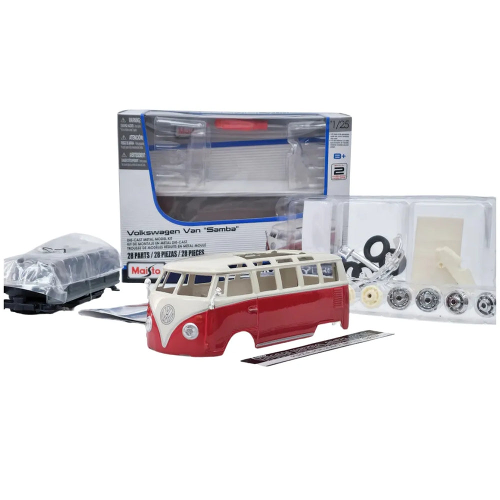 Kit de Montar Carro Volkswagen kombi 1/25 Maisto 39956