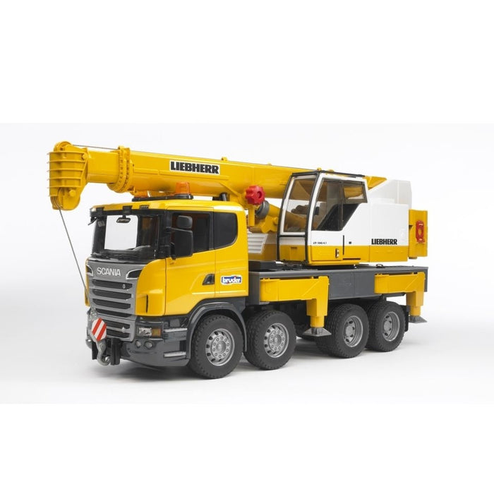 Scania R-Series truck with Liebherr crane