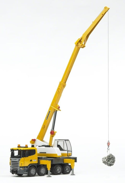 Scania R-Series truck with Liebherr crane