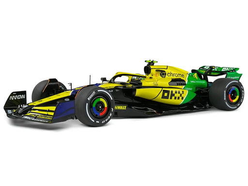 *** PRÉ-VENDA *** Ayrton Senna Tribute Fórmula 1 McLaren MCL38 Lando Norris GP Mônaco 2024 1:18 Solido