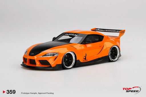Pandem Toyota GR Supra V1.0 1:18 TopSpeed Laranja